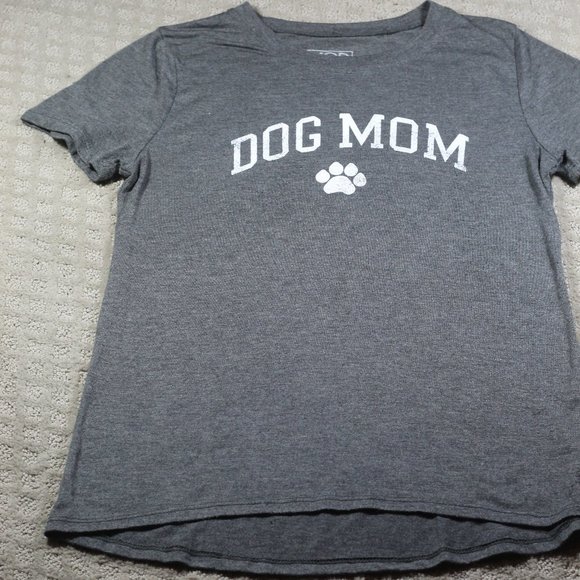 Modern Lux Size M "Dog Mom" Short Sleeve T-Shirt - Picture 1 of 4